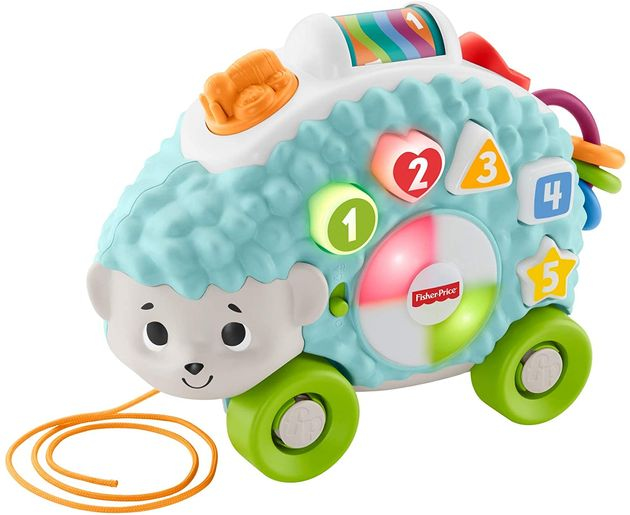 Интерактивный игровой Ежик-сортер Фишер Прайс Fisher-Price Linkimals Happy Shapes Hedgehog изображение 