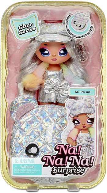 Игровой набор с мягкой куклой Ерай Призм На На На Na Na Na Surprise Glam Series Ari Prism изображение 2