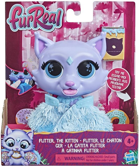 Интерактивная игрушка Фантазийное кормление Котенок FurReal Flitter The Kitten изображение 1