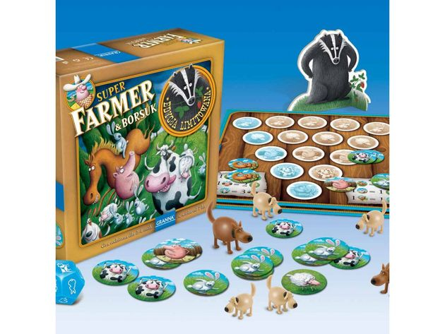 Настольная игра Супер Фермер и барсук Super Farmer & Barsuk изображение 1