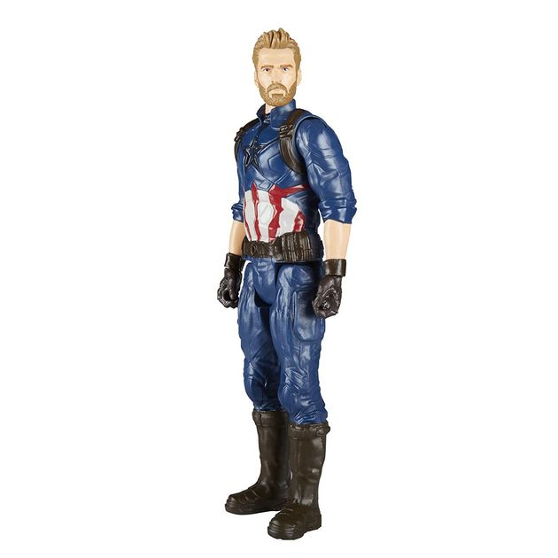 Фигурка Капитан Америка серия с героями титанов Марвел Captain America Marvel with Titan Hero Power FX Port E1421
