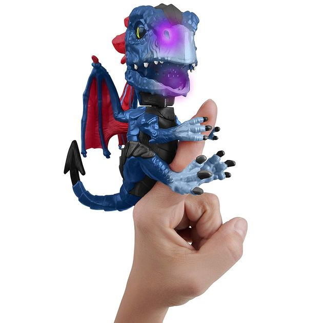 Интерактивная фигурка Фингерлингс Дикий дракон Shockwave/Fingerlings Dragon Shockwave by WowWee