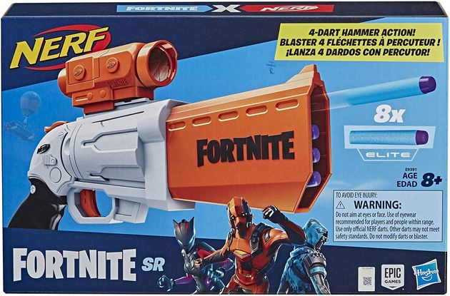 Бластер Нерф Фортнайт с прицелом NERF Fortnite SR Blaster изображение 4