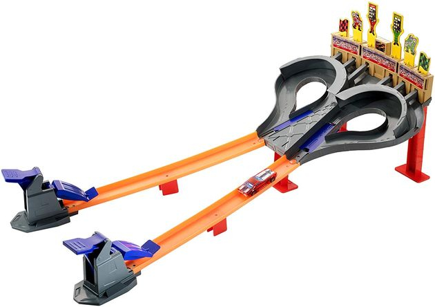 Трек Хот Вилс Безумные гонки Hot Wheels Super Speed Blastway Track Set CDL49 изображение 6