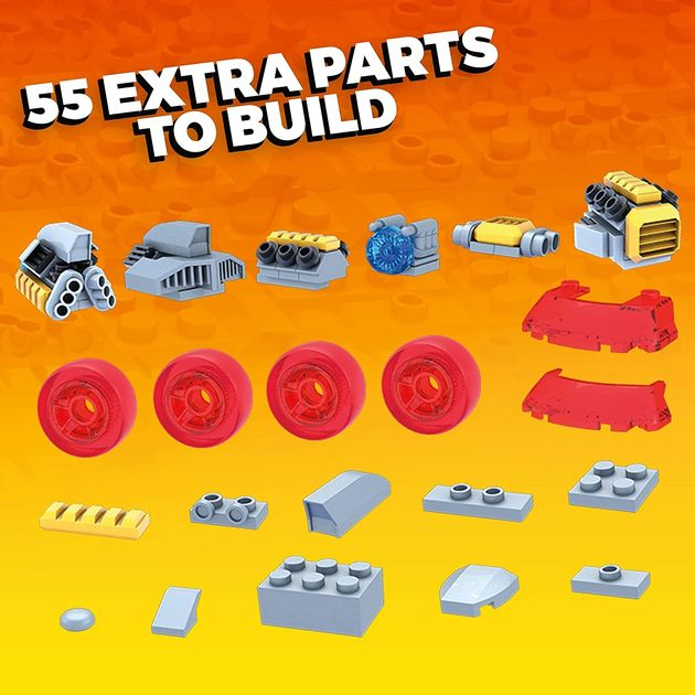 Конструктор Хот Вилс Большие гонки Mega Construx Hot Wheels Car Customizer Construction Set изображение 2