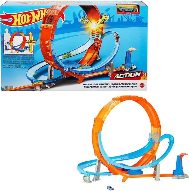 Трек Хот Вилс Гигантская петля Hot Wheels Massive Loop Mayhem изображение 3