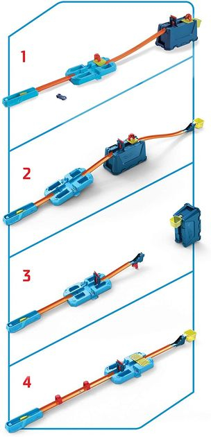 Игровой набор Хот Вилс Грандиозные трюки Hot Wheels Track Builder Gravity Box изображение 1