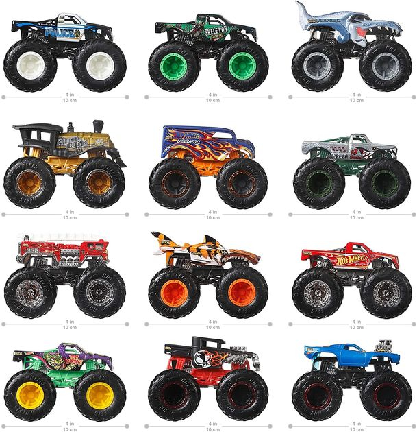 Игровой набор машинок Хот Вилс Монстер Трак Hot Wheels Monster Trucks изображение 5