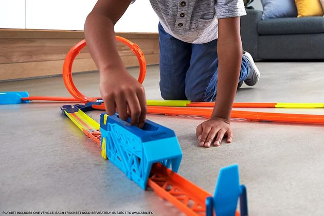 Трек Хот Вилс Прыжок с трамплина Hot Wheels Track Builder Unlimited Slide & Launch изображение 1