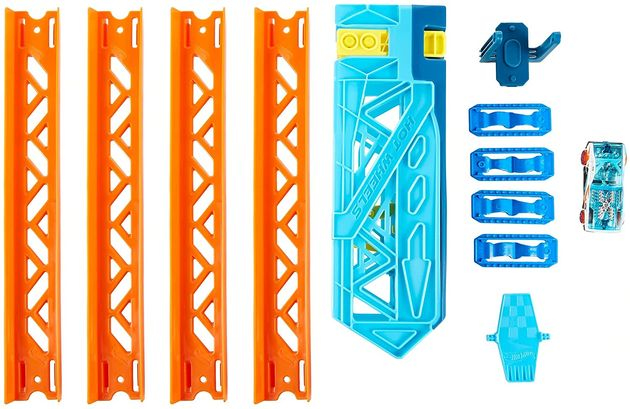 Трек Хот Вилс Прыжок с трамплина Hot Wheels Track Builder Unlimited Slide & Launch изображение 3
