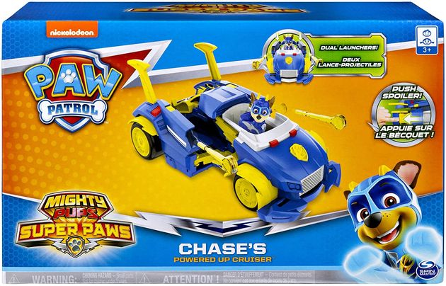 Игровой набор Чейз полицейский крейсер Щенячий патруль/Paw Patrol Chase’s Powered Up Cruiser Transforming изображение 6