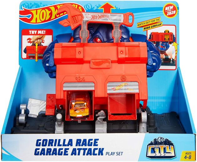 Игровой набор Горилла Гараж Hot Wheels изображение 4