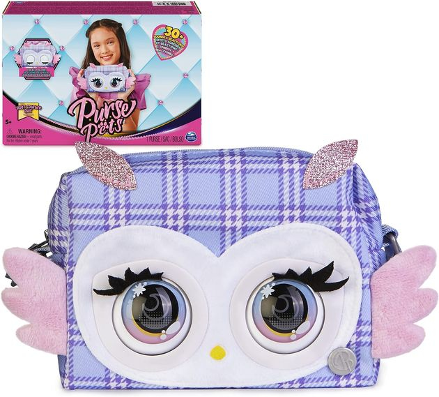 Интерактивная сумочка Сова Purse Pets Hoot Couture Owl 