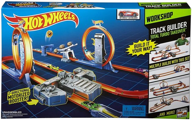 Трек Хот Вилс Двойное ускорение Hot Wheels Track Builder Total Turbo  изображение 2