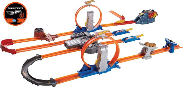 Трек Хот Вилс Двойное ускорение Hot Wheels Track Builder Total Turbo  изображение 4