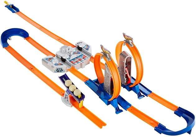 Трек Хот Вилс Двойное ускорение Hot Wheels Track Builder Total Turbo  изображение 