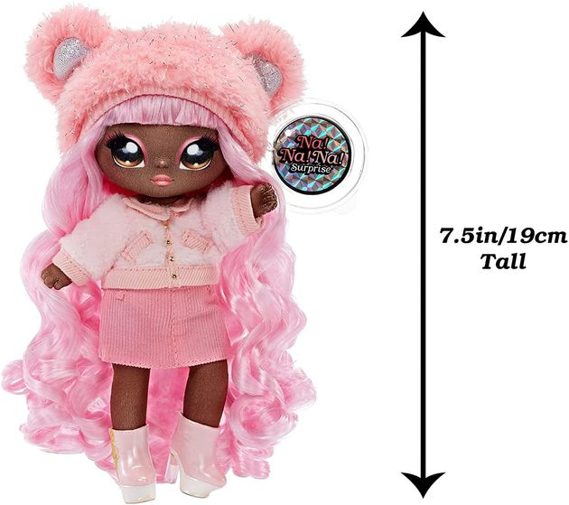 Игровой набор с мягкой куклой Кейли Гризли На На На Na! Na! Na! Surprise Glam Series Cali Grizzly изображение 1