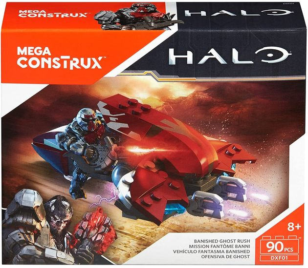 Конструктор Halo Летающий призрак Mega Construx Halo Banished Ghost Rush Building Set DXF01 изображение 2