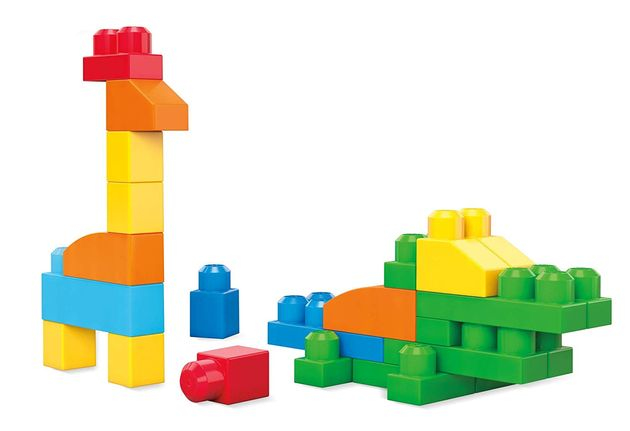 Конструктор Mega Bloks First Builders в сумке 150 дет Deluxe Building Bag 150-Piece фото 2