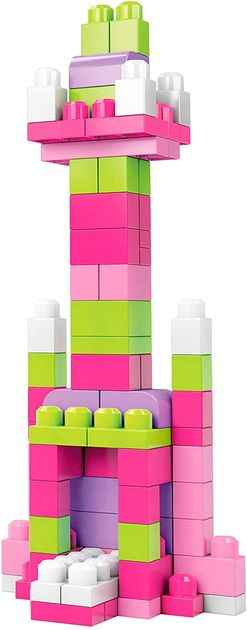 Классический конструктор для девочек в мешке, Mega Bloks First Builders Big Building Bag DCH62 изображение 10