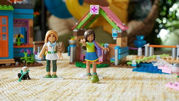 Конструктор Приют для животных Леи в тропическом лесу Mega Construx American Girl Lea's 2-In-1 Rainforest Sanctuary FDY98 изображение 5