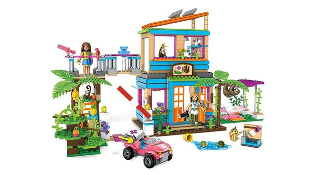 Конструктор Приют для животных Леи в тропическом лесу Mega Construx American Girl Lea's 2-In-1 Rainforest Sanctuary FDY98 изображение 11