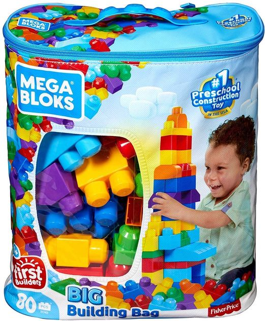 Классический конструктор для мальчиков в мешке, Mega Bloks (80 дет.) DCH63 изображение 1