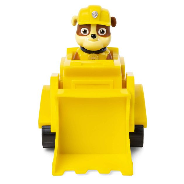 Игровой набор Крепыш с бульдозером и буром Щенячий патруль/Paw Patrol - Rubble's Diggin' Bulldozer - Figure and Vehicle изображение 3