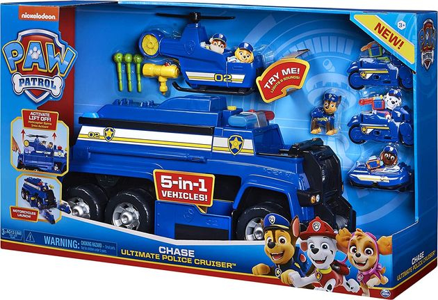 Крейсер Чейза Щенячий патруль 5 в 1 со светом и звуком Paw Patrol изображение 7