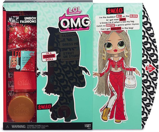 Кукла ЛОЛ Сюрприз Леди-DJ L.O.L. Surprise! O.M.G. Swag Fashion Doll 560548 изображение 2