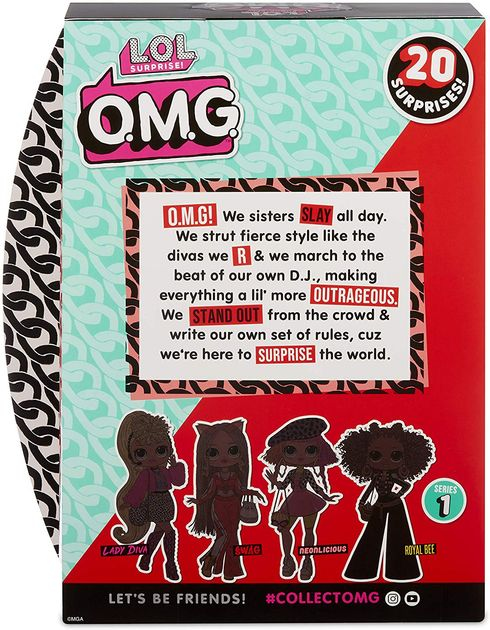Кукла ЛОЛ Сюрприз Леди-DJ L.O.L. Surprise! O.M.G. Swag Fashion Doll 560548 изображение 3