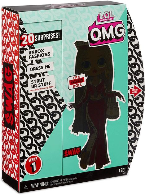 Кукла ЛОЛ Сюрприз Леди-DJ L.O.L. Surprise! O.M.G. Swag Fashion Doll 560548 изображение 6