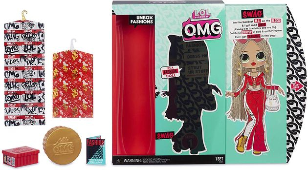 Кукла ЛОЛ Сюрприз Леди-DJ L.O.L. Surprise! O.M.G. Swag Fashion Doll 560548 изображение 8