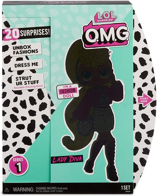 Кукла ЛОЛ Сюрприз Леди Дива L.O.L. Surprise! O.M.G. Lady Diva Fashion Doll 560562 изображение 10