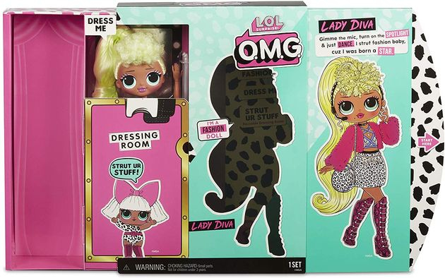 Кукла ЛОЛ Сюрприз Леди Дива L.O.L. Surprise! O.M.G. Lady Diva Fashion Doll 560562 изображение 1
