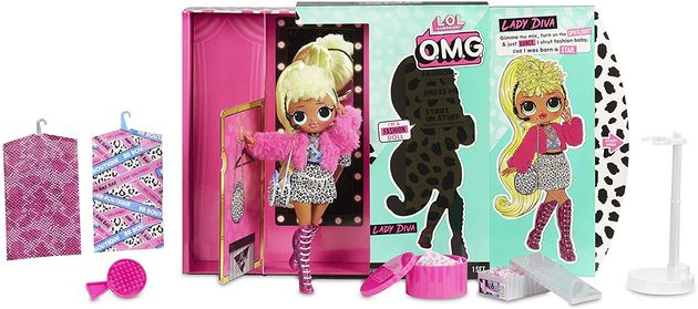 Кукла ЛОЛ Сюрприз Леди Дива L.O.L. Surprise! O.M.G. Lady Diva Fashion Doll 560562 изображение 3