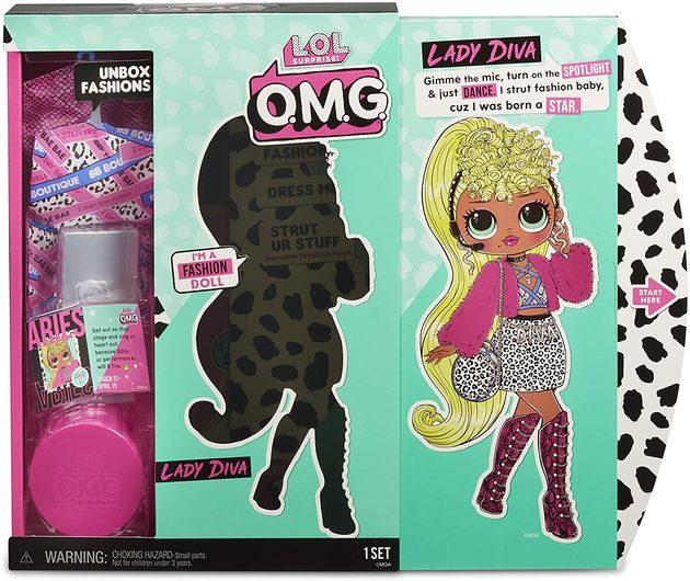 Кукла ЛОЛ Сюрприз Леди Дива L.O.L. Surprise! O.M.G. Lady Diva Fashion Doll 560562 изображение 4