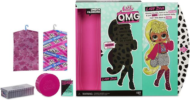 Кукла ЛОЛ Сюрприз Леди Дива L.O.L. Surprise! O.M.G. Lady Diva Fashion Doll 560562 изображение 5