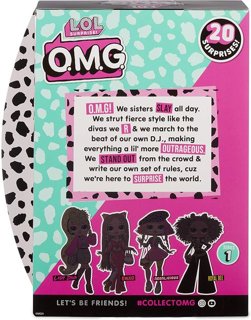 Кукла ЛОЛ Сюрприз Леди Дива L.O.L. Surprise! O.M.G. Lady Diva Fashion Doll 560562 изображение 6