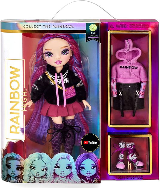Кукла Рейнбоу Хай Эми Ванда Rainbow High Series 3 Emi Vanda изображение 