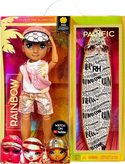 Кукла Рейнбоу Хай Фин Росадо Rainbow High Pacific Coast Finn Rosado изображение 