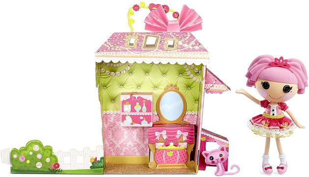 Кукла Лалалупси Джевел Спарклс с котом Lalaloopsy Doll Jewel Sparkles and Pet Persian Cat изображение 1