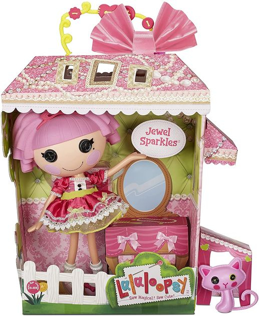 Кукла Лалалупси Джевел Спарклс с котом Lalaloopsy Doll Jewel Sparkles and Pet Persian Cat изображение 4