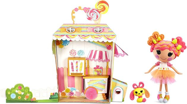 Кукла Лалалупси Милая Конфетка с собачкой Lalaloopsy Doll Sweetie Candy Ribbon Pet Puppy изображение 2