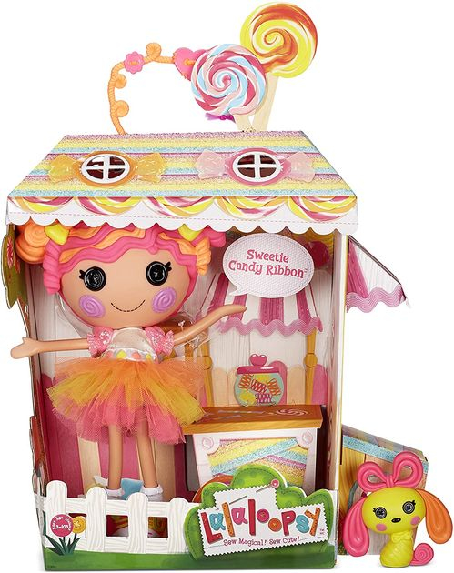 Кукла Лалалупси Милая Конфетка с собачкой Lalaloopsy Doll Sweetie Candy Ribbon Pet Puppy изображение 4