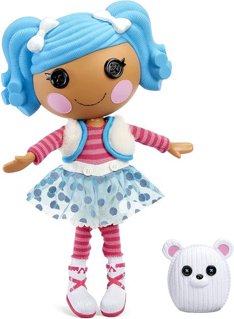 Кукла Лалалупси Снежинка с полярным мишкой Lalaloopsy Doll Mittens Fluff 'N' Stuff Pet Polar Bear изображение