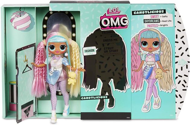 Кукла ЛОЛ Сюрприз Леди Бон-Бон Кендилишис L.O.L. Surprise! O.M.G. Candylicious Fashion Doll 565109 изображение 4