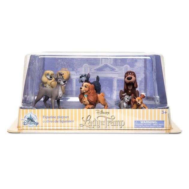 Игровой набор фигурок Леди и бродяга Disney Lady and the Tramp Figure Play Set изображение 2