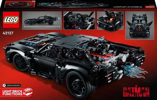 Конструктор Лего Бэтмен: Бэтмобиль Lego Technic (1360 дет) изображение 2