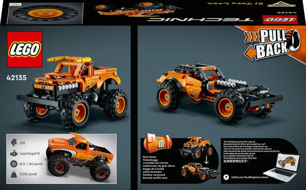 Конструктор Лего Эль Торо Monster Jam El Toro Loco Lego Technic (247 дет) изображение 2